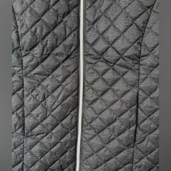 Banana Republic Factory Women Quilted Vest Heather Charcoal Gray Size Small - Picture 5 of 8